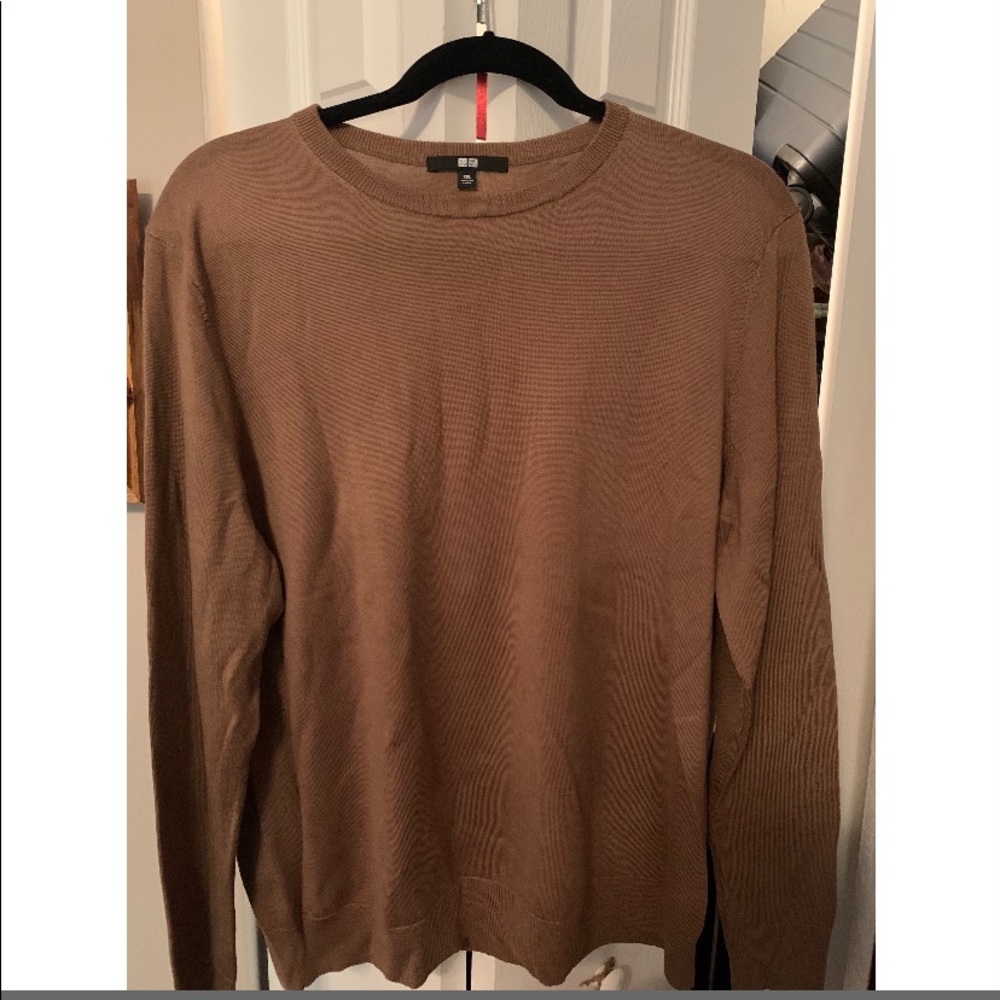 Camel colored, merino wool sweater. Never worn.